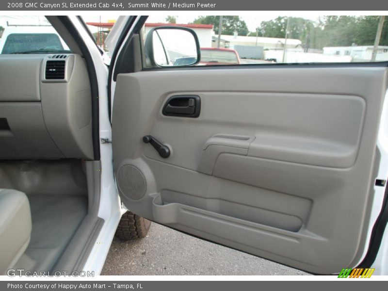 Summit White / Medium Pewter 2008 GMC Canyon SL Extended Cab 4x4