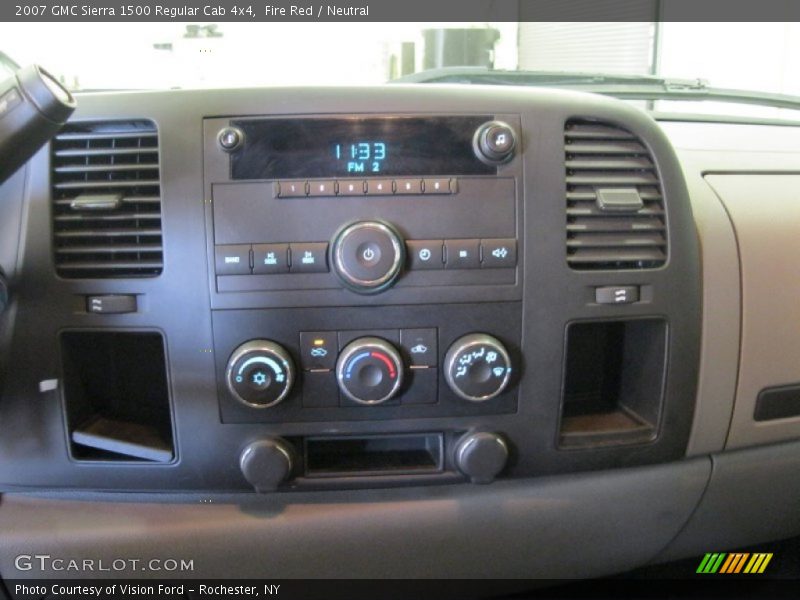 Fire Red / Neutral 2007 GMC Sierra 1500 Regular Cab 4x4