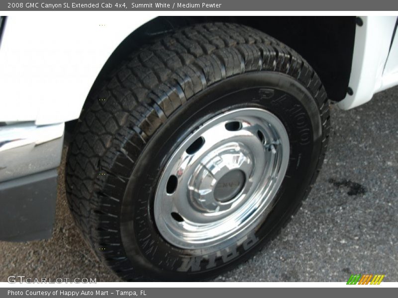 Summit White / Medium Pewter 2008 GMC Canyon SL Extended Cab 4x4
