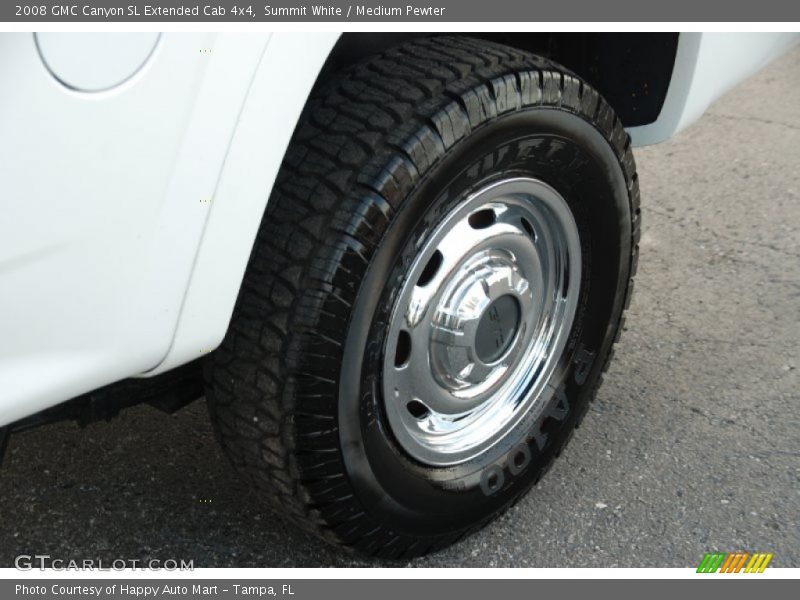 Summit White / Medium Pewter 2008 GMC Canyon SL Extended Cab 4x4