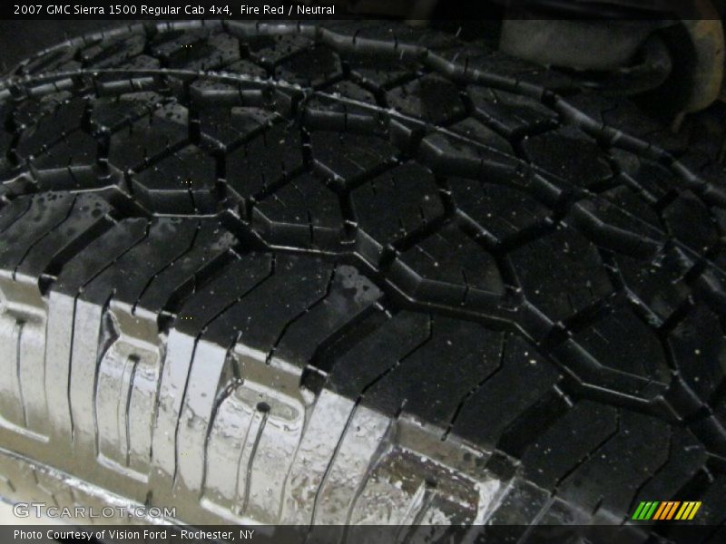 Fire Red / Neutral 2007 GMC Sierra 1500 Regular Cab 4x4