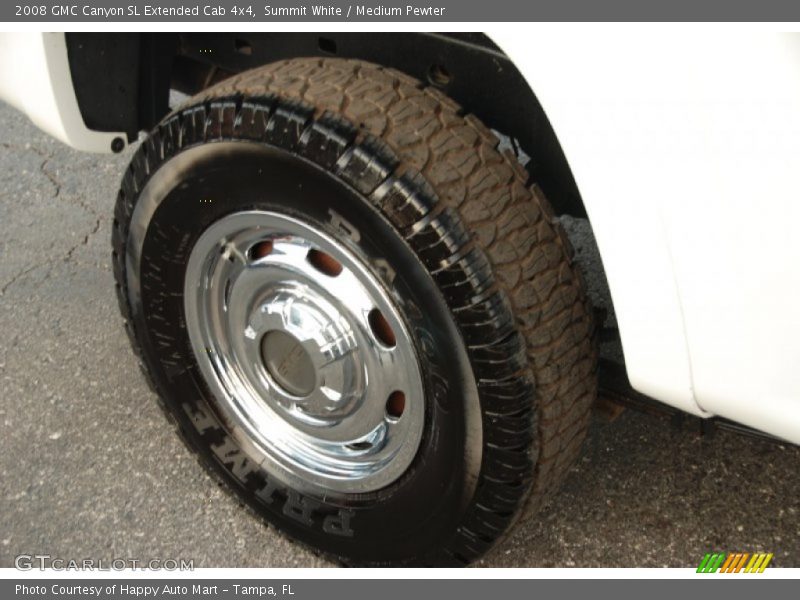 Summit White / Medium Pewter 2008 GMC Canyon SL Extended Cab 4x4