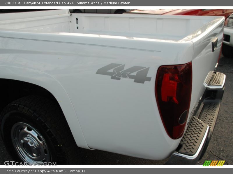 Summit White / Medium Pewter 2008 GMC Canyon SL Extended Cab 4x4