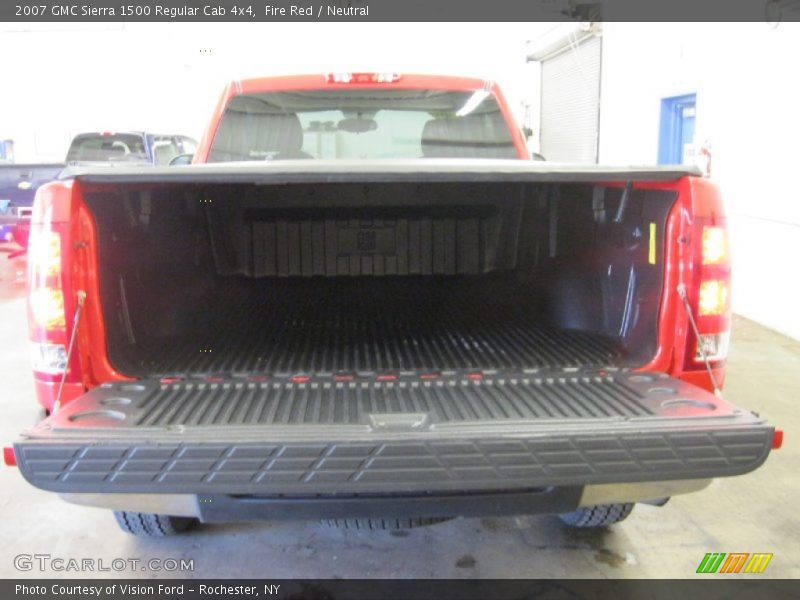 Fire Red / Neutral 2007 GMC Sierra 1500 Regular Cab 4x4