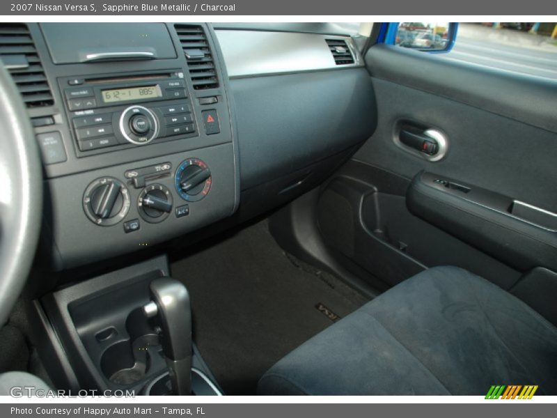 Sapphire Blue Metallic / Charcoal 2007 Nissan Versa S