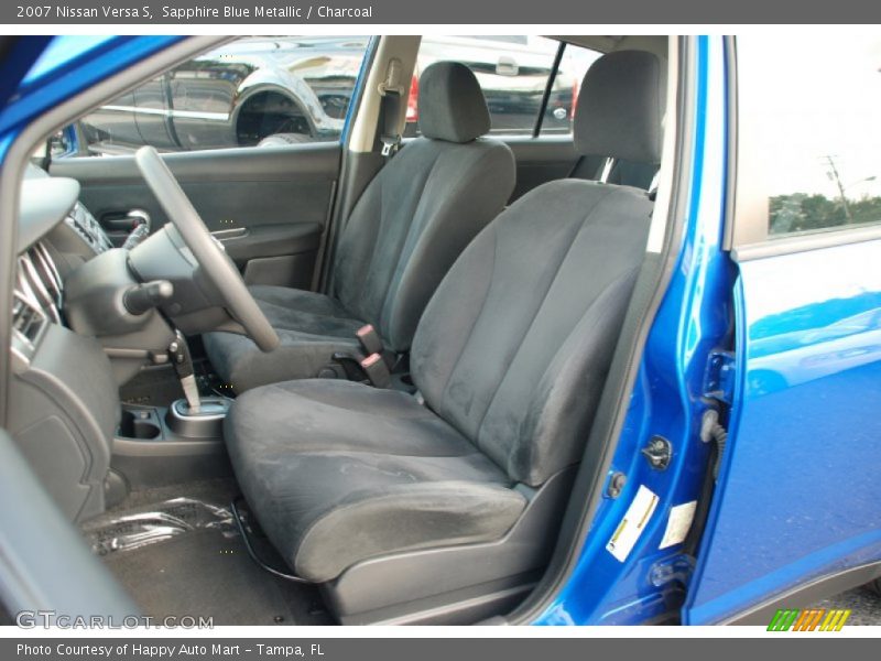 Sapphire Blue Metallic / Charcoal 2007 Nissan Versa S