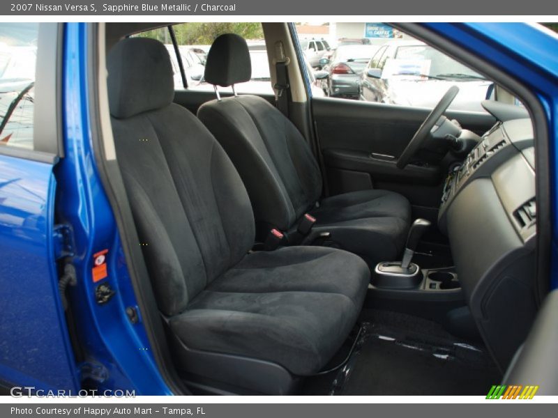 Sapphire Blue Metallic / Charcoal 2007 Nissan Versa S