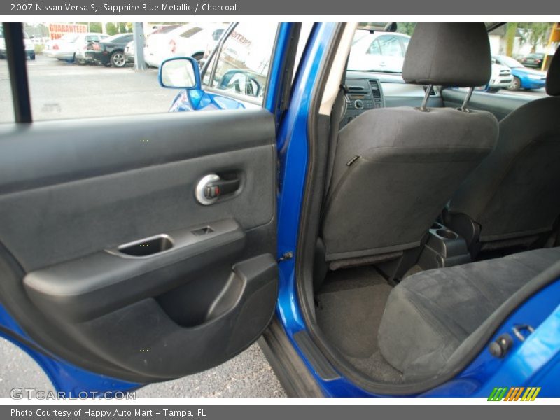 Sapphire Blue Metallic / Charcoal 2007 Nissan Versa S