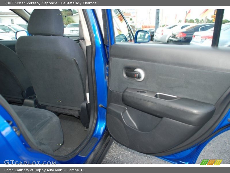 Sapphire Blue Metallic / Charcoal 2007 Nissan Versa S