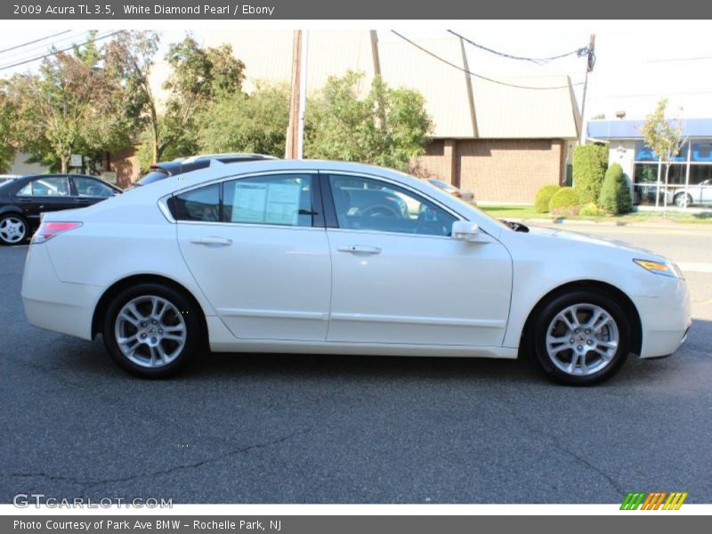 White Diamond Pearl / Ebony 2009 Acura TL 3.5