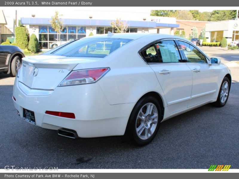 White Diamond Pearl / Ebony 2009 Acura TL 3.5
