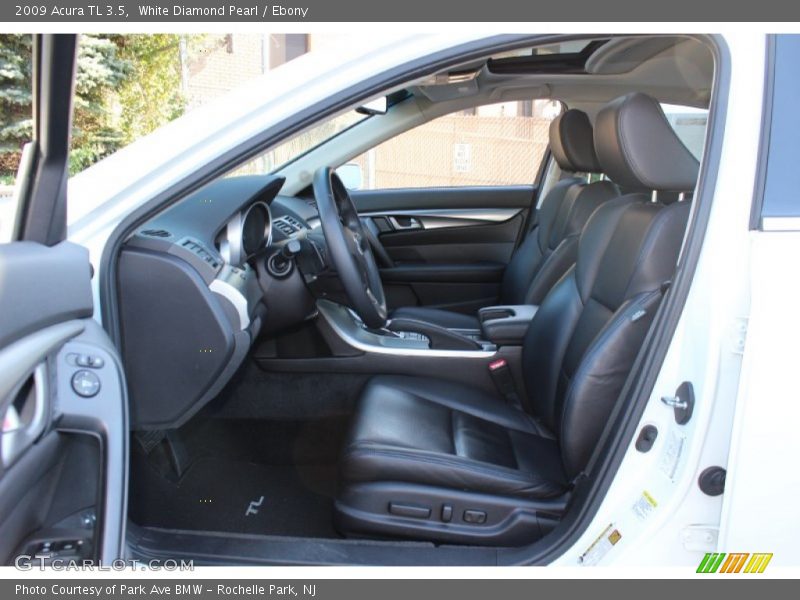 White Diamond Pearl / Ebony 2009 Acura TL 3.5