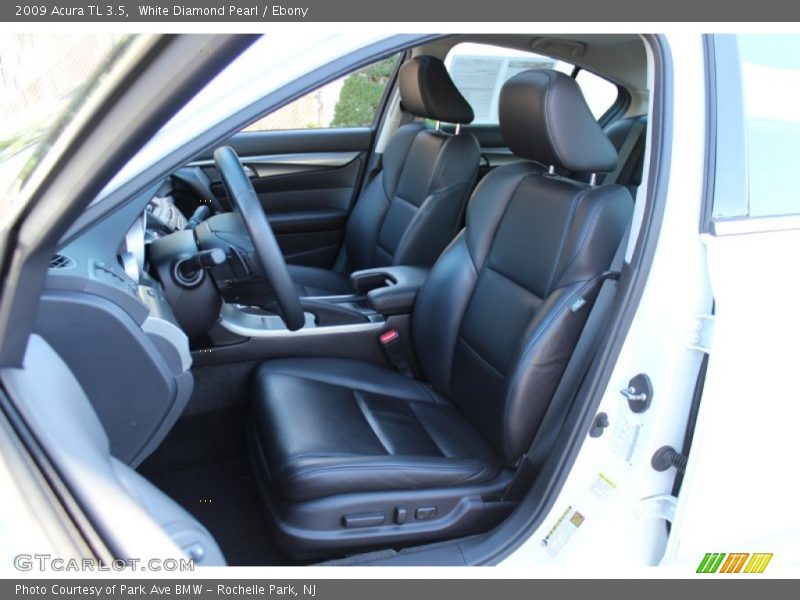 White Diamond Pearl / Ebony 2009 Acura TL 3.5