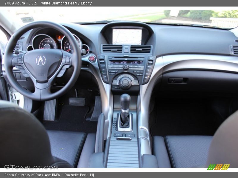 White Diamond Pearl / Ebony 2009 Acura TL 3.5