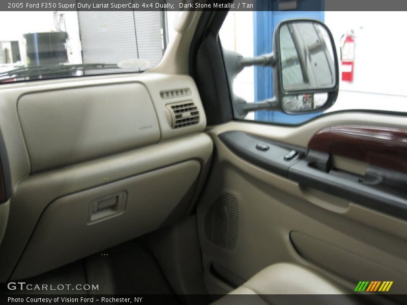 Dark Stone Metallic / Tan 2005 Ford F350 Super Duty Lariat SuperCab 4x4 Dually