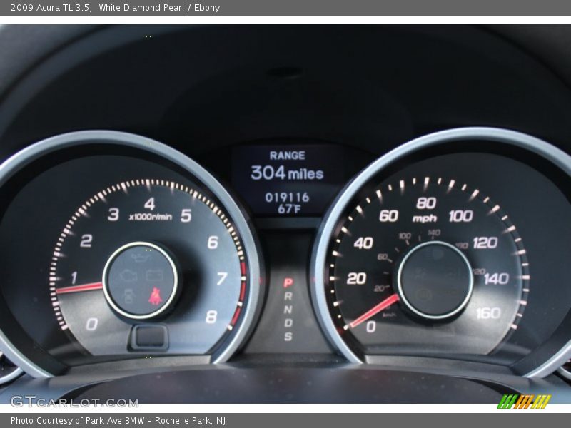 White Diamond Pearl / Ebony 2009 Acura TL 3.5