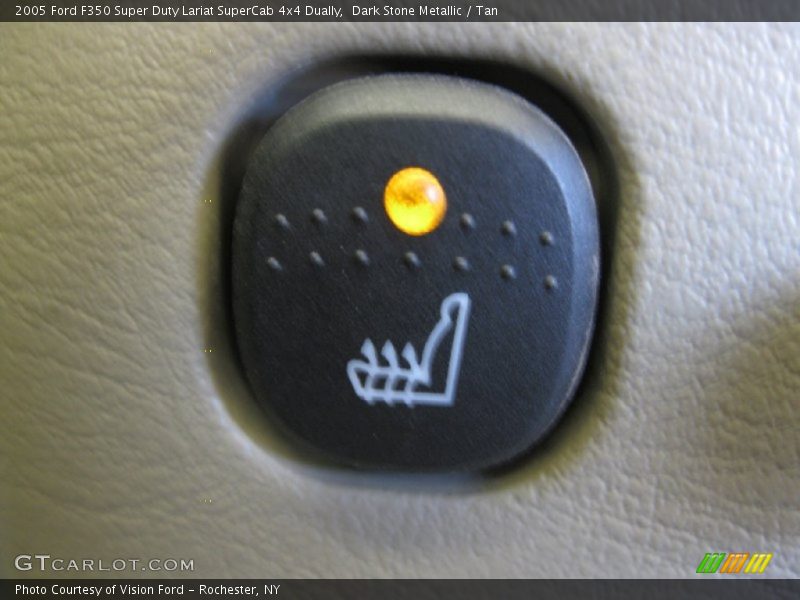Dark Stone Metallic / Tan 2005 Ford F350 Super Duty Lariat SuperCab 4x4 Dually