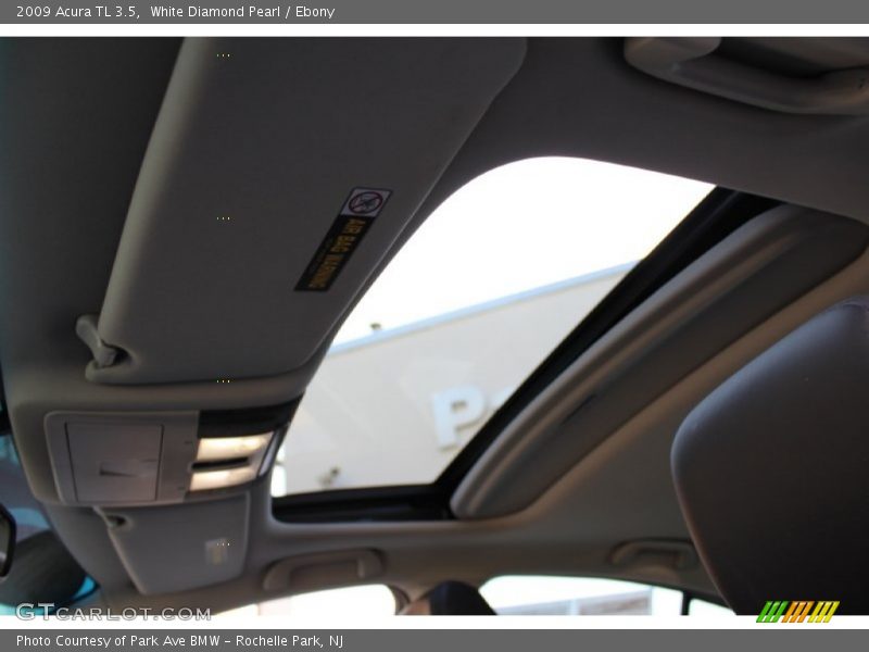 White Diamond Pearl / Ebony 2009 Acura TL 3.5