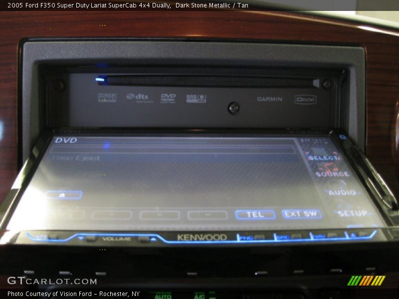 Dark Stone Metallic / Tan 2005 Ford F350 Super Duty Lariat SuperCab 4x4 Dually