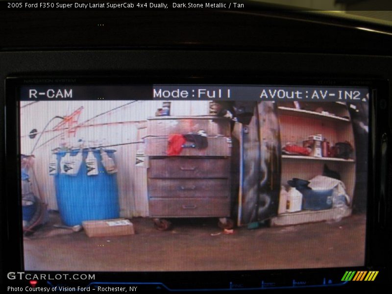 Dark Stone Metallic / Tan 2005 Ford F350 Super Duty Lariat SuperCab 4x4 Dually