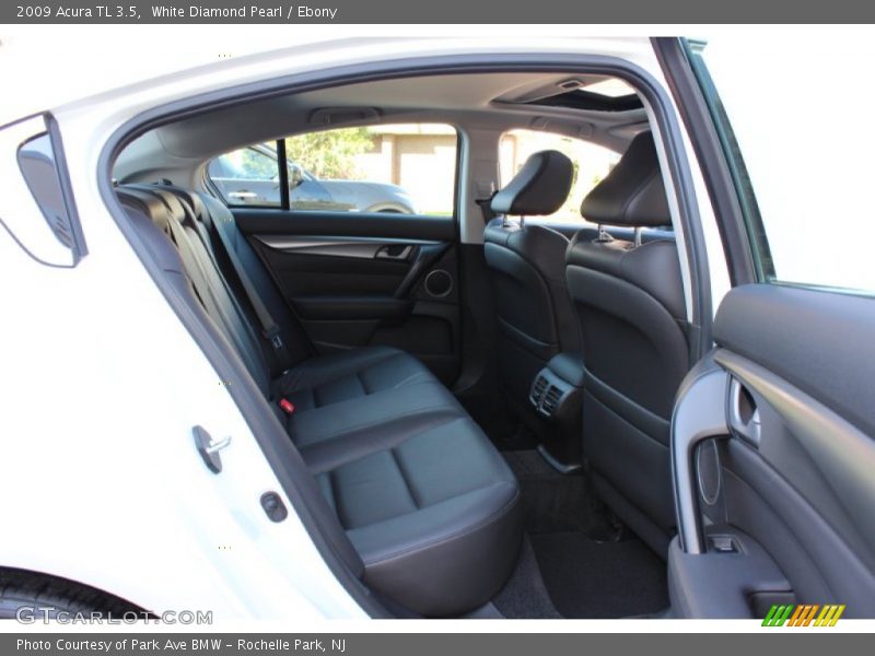 White Diamond Pearl / Ebony 2009 Acura TL 3.5