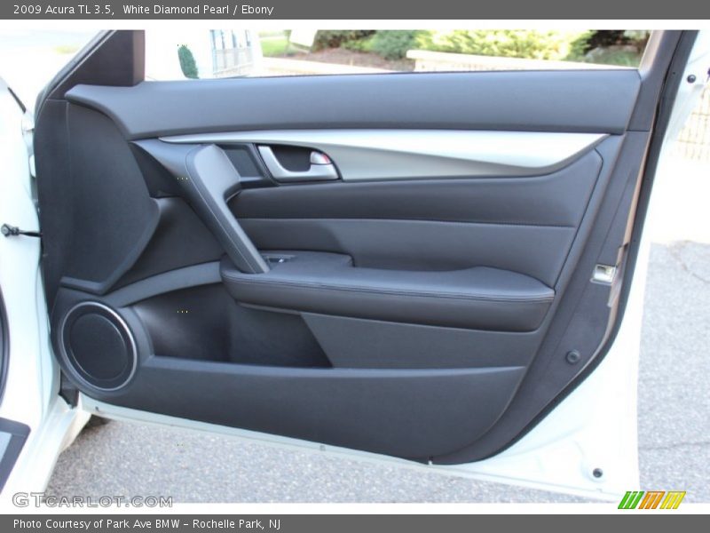 White Diamond Pearl / Ebony 2009 Acura TL 3.5