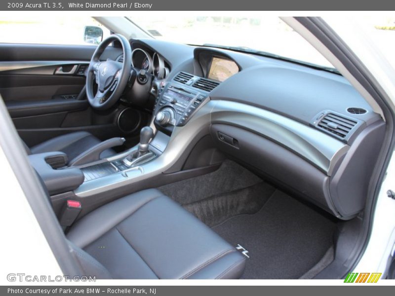 White Diamond Pearl / Ebony 2009 Acura TL 3.5