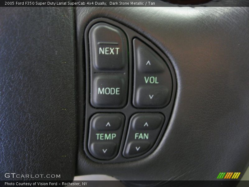 Dark Stone Metallic / Tan 2005 Ford F350 Super Duty Lariat SuperCab 4x4 Dually