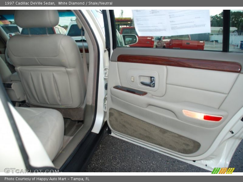 White Diamond / Shale/Neutral 1997 Cadillac DeVille Sedan