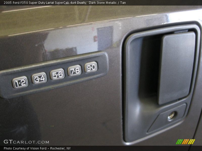 Dark Stone Metallic / Tan 2005 Ford F350 Super Duty Lariat SuperCab 4x4 Dually