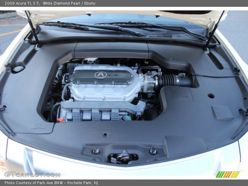 White Diamond Pearl / Ebony 2009 Acura TL 3.5