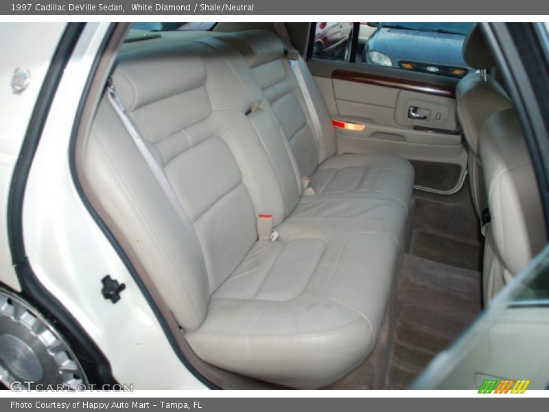 White Diamond / Shale/Neutral 1997 Cadillac DeVille Sedan