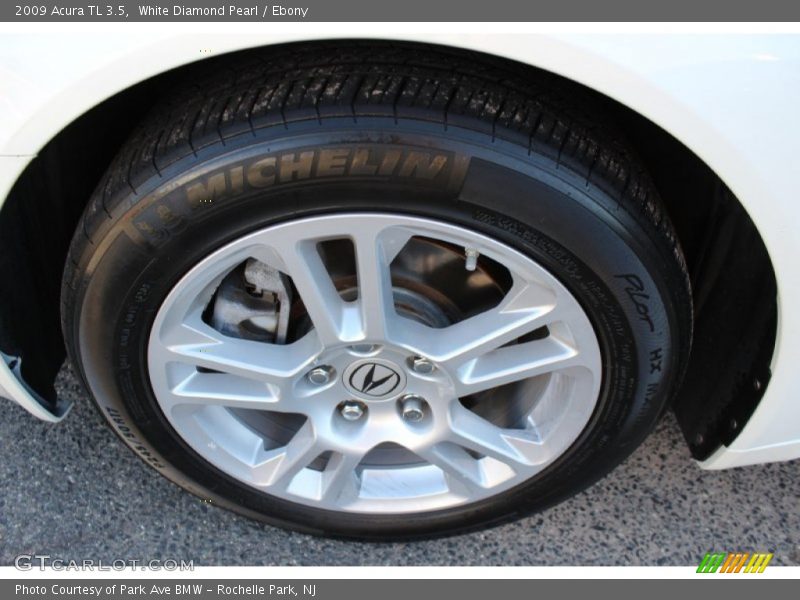 White Diamond Pearl / Ebony 2009 Acura TL 3.5