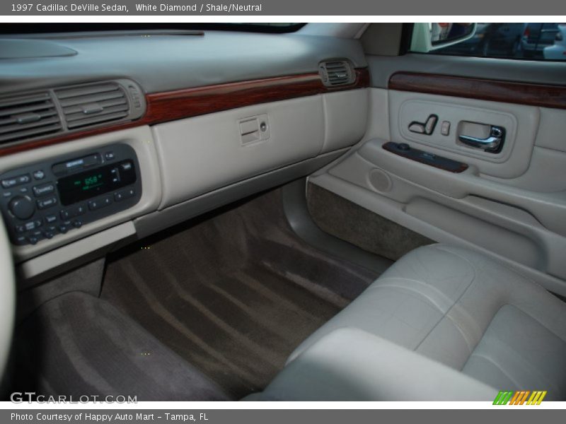White Diamond / Shale/Neutral 1997 Cadillac DeVille Sedan