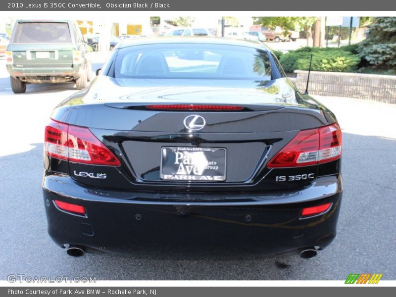 Obsidian Black / Black 2010 Lexus IS 350C Convertible