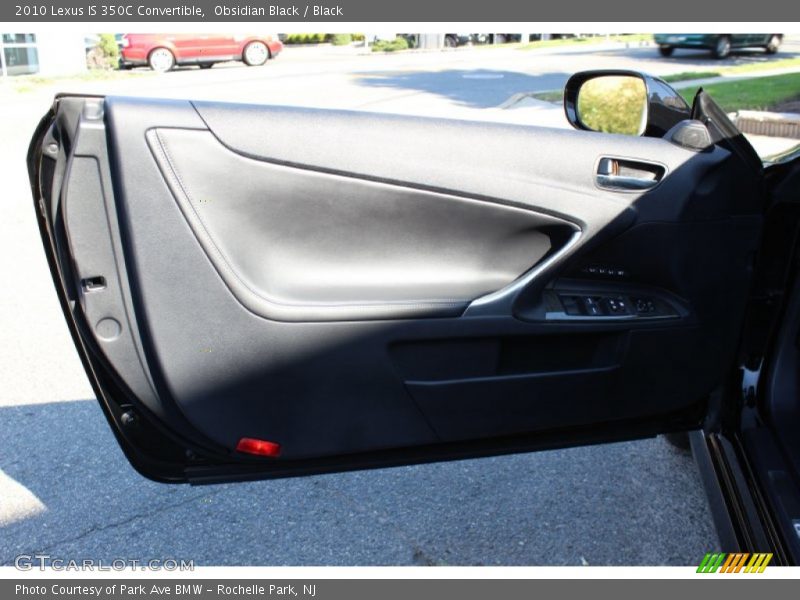 Obsidian Black / Black 2010 Lexus IS 350C Convertible