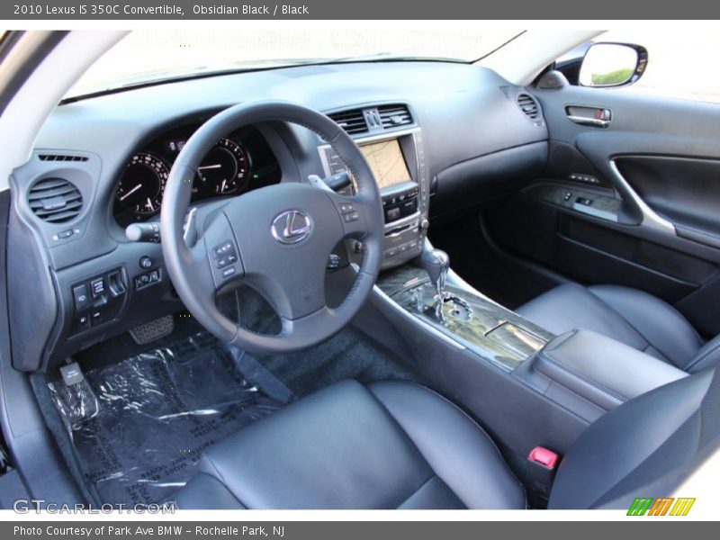 Black Interior - 2010 IS 350C Convertible 