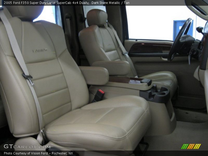  2005 F350 Super Duty Lariat SuperCab 4x4 Dually Tan Interior