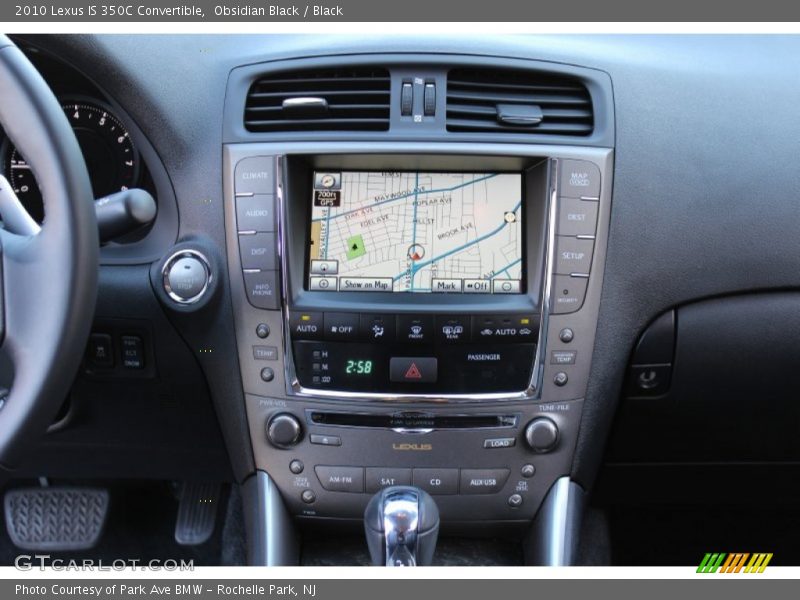 Obsidian Black / Black 2010 Lexus IS 350C Convertible