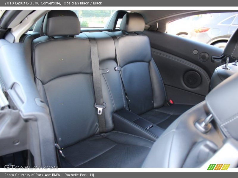  2010 IS 350C Convertible Black Interior