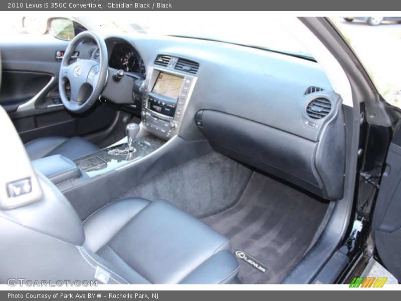 Obsidian Black / Black 2010 Lexus IS 350C Convertible