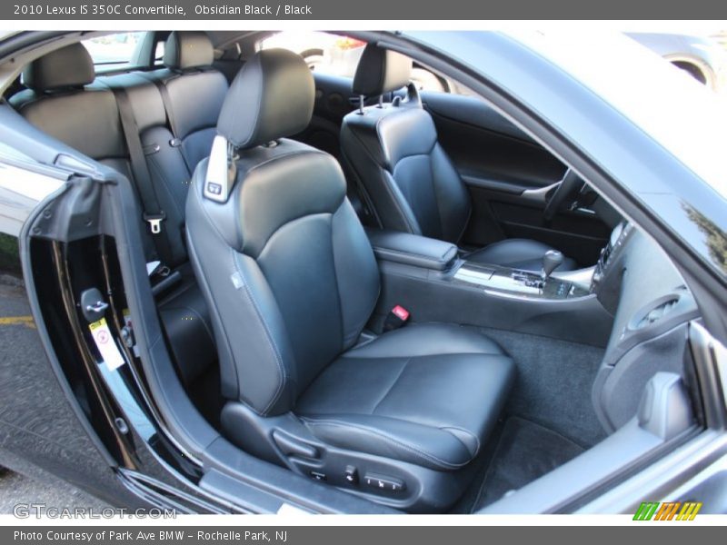  2010 IS 350C Convertible Black Interior