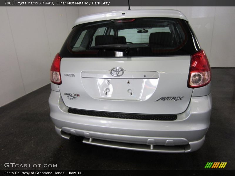 Lunar Mist Metallic / Dark Gray 2003 Toyota Matrix XR AWD