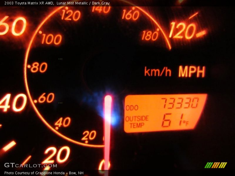 Lunar Mist Metallic / Dark Gray 2003 Toyota Matrix XR AWD