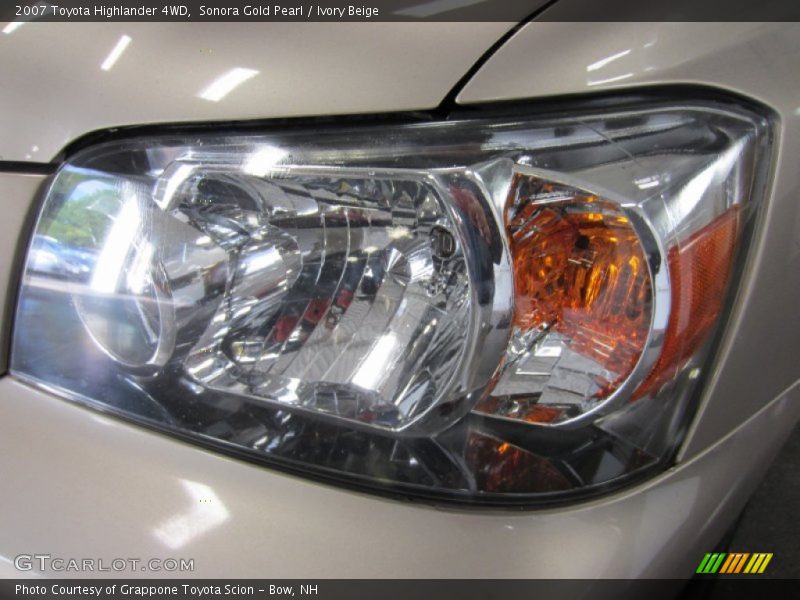Sonora Gold Pearl / Ivory Beige 2007 Toyota Highlander 4WD