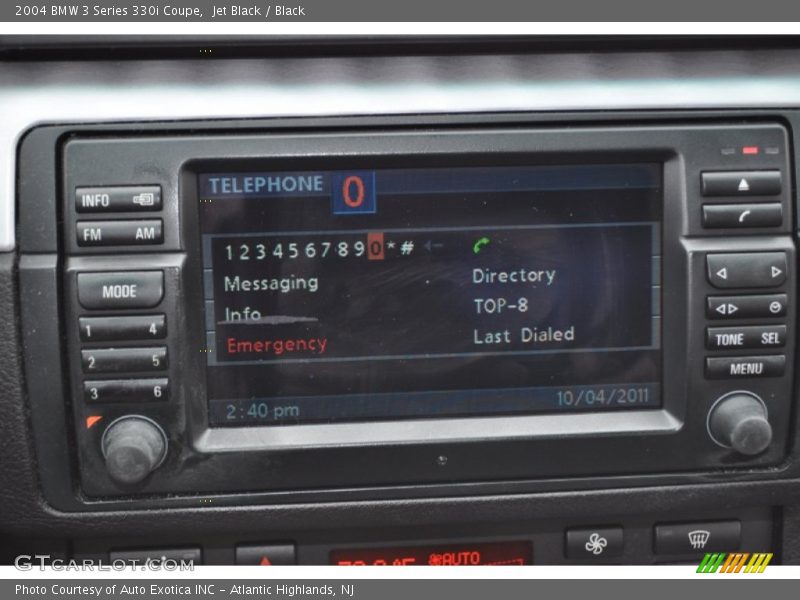 Jet Black / Black 2004 BMW 3 Series 330i Coupe