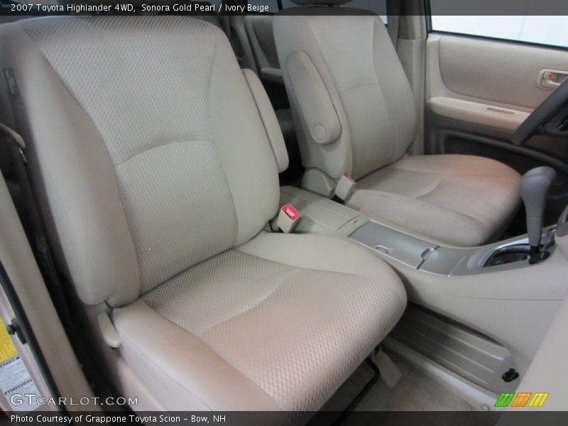Sonora Gold Pearl / Ivory Beige 2007 Toyota Highlander 4WD