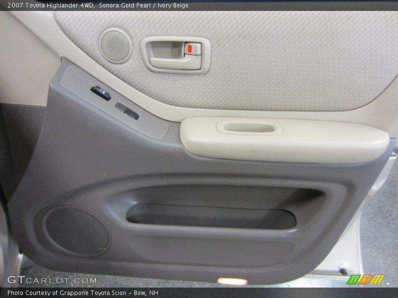 Sonora Gold Pearl / Ivory Beige 2007 Toyota Highlander 4WD