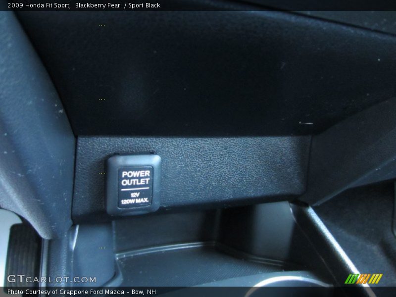 Blackberry Pearl / Sport Black 2009 Honda Fit Sport