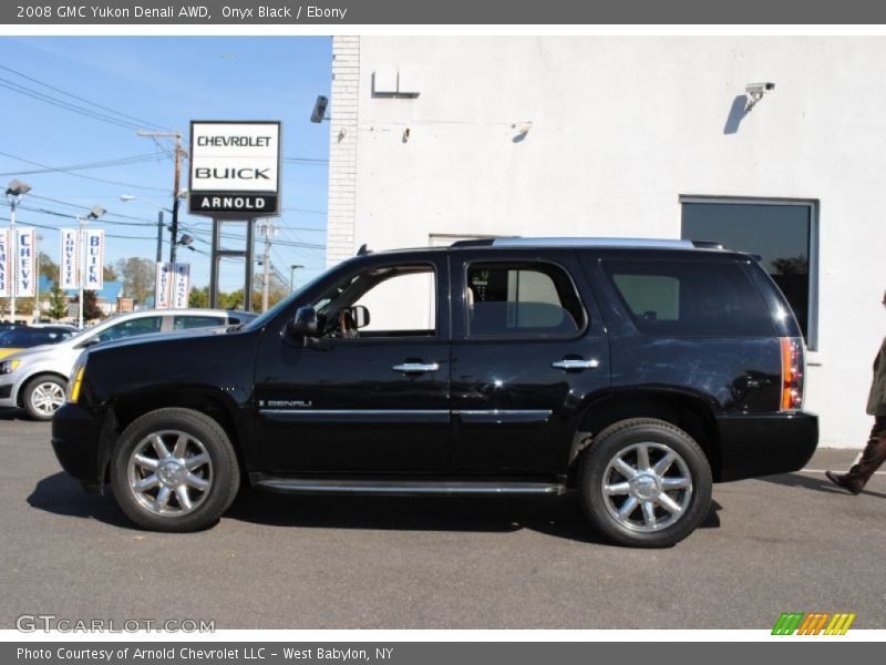 Onyx Black / Ebony 2008 GMC Yukon Denali AWD